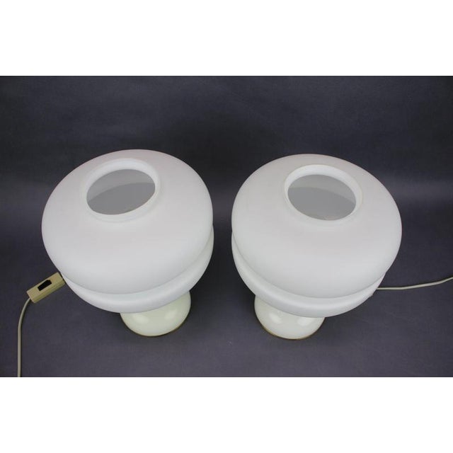 A striking pair of vintage napako table lamps dating from the 1970s and produced in former czechoslovakia. Each lamp...