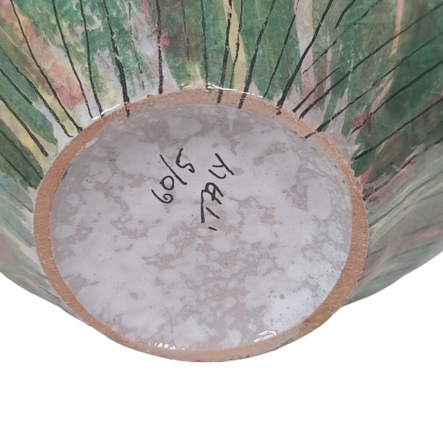 New Old Stock 1960's Petite Biomorphic Planter by Aldo Londi for Bitossi For Sale - Image 10 of 11