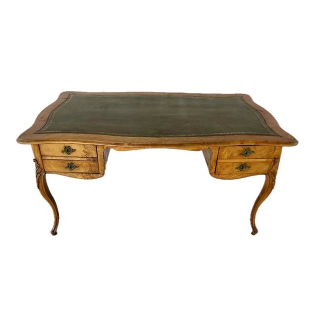 Louis XV Fruitwood Bureau Plat - Writing Desk For Sale - Image 15 of 16