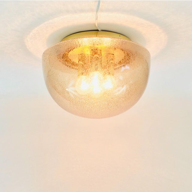 Large Space Age Mushroom-Shaped Ceiling Light from Limburg, Germany, 1970s For Sale - Image 6 of 10