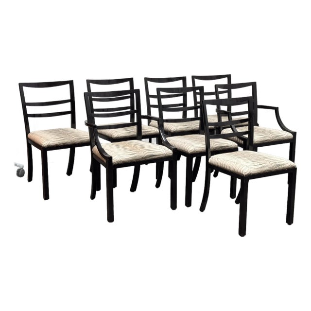 Henredon Acquisitions Dining Chairs, Set of Eight For Sale