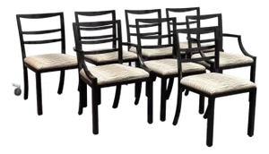 Henredon Acquisitions Dining Chairs, Set of Eight