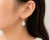 Contemporary Late 20th Century Pair of 14K White Gold Brilliant Round Diamond Dangle Drop Earrings For Sale - Image 3 of 3