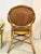 McGuire, 6 Twisted Rattan Dining Chairs. Covered in Performance Suede. Perfect Academia. For Sale In West Palm - Image 6 of 9