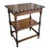 1930s English Barley Twist 2 Tier Scalloped Side Table For Sale