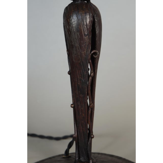 Daum French Art Deco Table Lamp by Maynadier & Daum 1920s France For Sale - Image 4 of 12