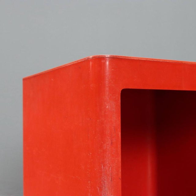 Vintage Valletto Quadro Rosso Cabinet by Valenti & C., Italy, 1980s For Sale - Image 5 of 10