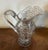 Glass Large Antique Early 19th Century George III Anglo Irish Cut Crystal Glass Wine Ewer or Water Pitcher For Sale - Image 7 of 13