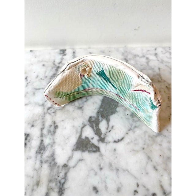 1980s Barbara Beck Free Form Handbuilt Porcelain Sculpture For Sale - Image 4 of 5