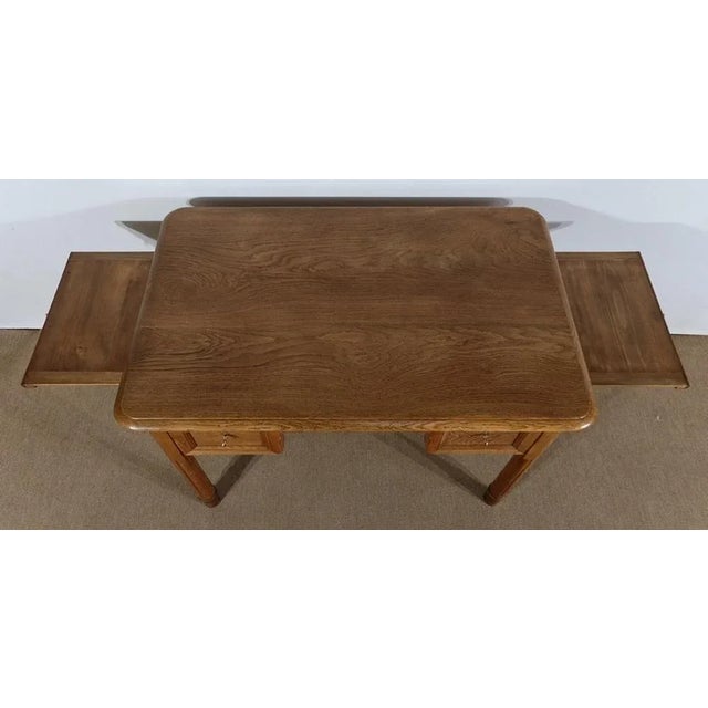 Oak Community Desk, Late 19th Century For Sale - Image 9 of 18