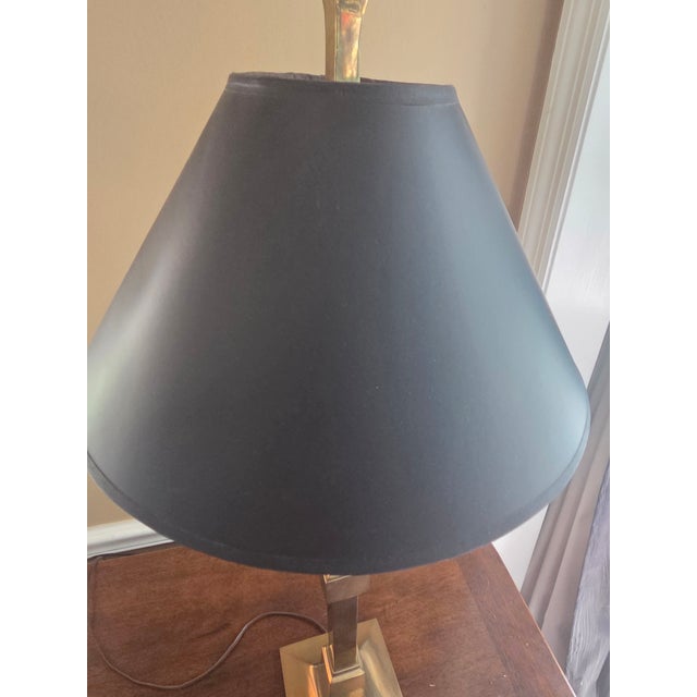 Vintage Brass Chapman Table Lamp For Sale In Indianapolis - Image 6 of 13