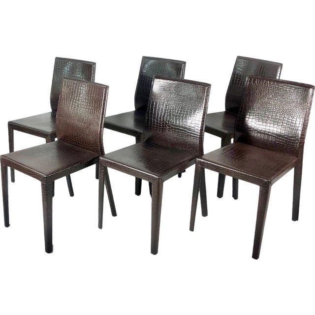 Margot Dining Chair by Elena & Guido Cattelan for Cattelan Italia, Set of 6 For Sale