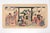 "Toy Horse Dance" Japanese Woodblock Triptych with Beauties and Mt Fuji Vibrant three-panel woodblock print by Utagawa...