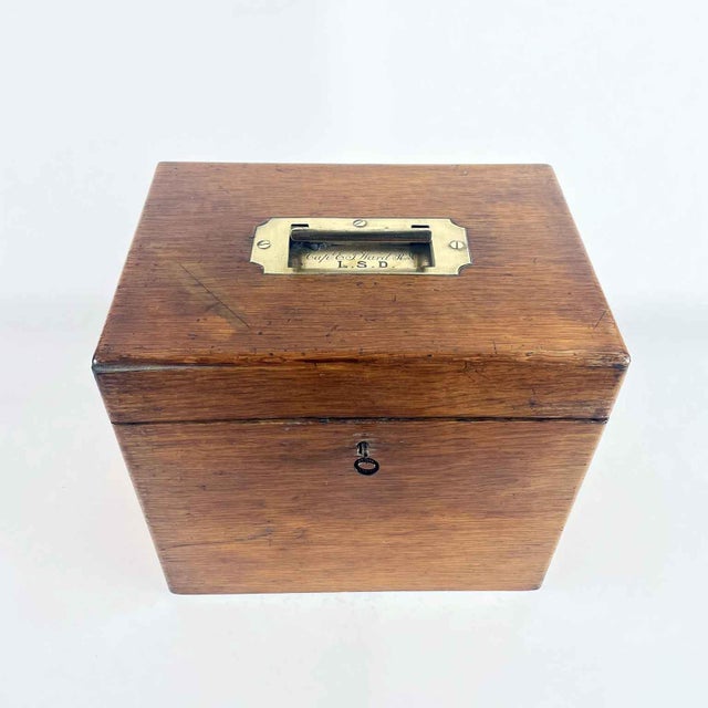 Oak Box with Liquor Bottles, 1800, Set of 3 For Sale - Image 10 of 12