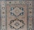 Blue Vintage Turkish Oushak Rug With Soft Beige and Blue Medallion Patterns For Sale - Image 8 of 10