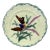 Majolica Saint Amand Bird Plate, Circa 1890 For Sale