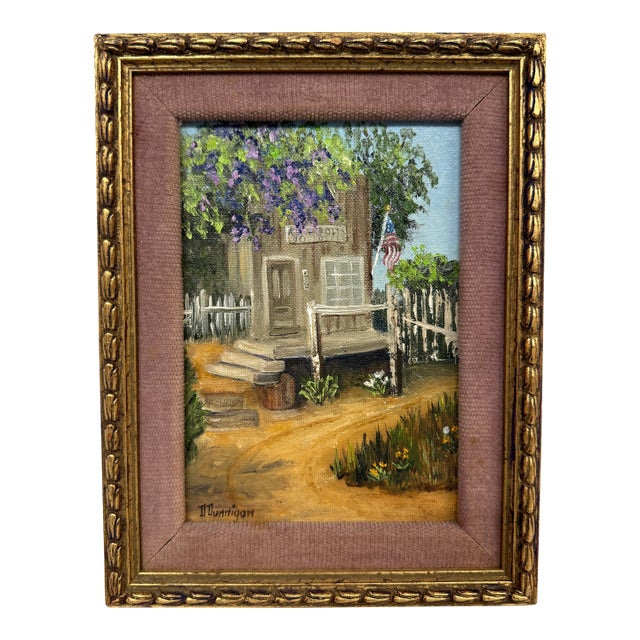 Dorothy Dunnigan Front Porch Painting, Framed For Sale