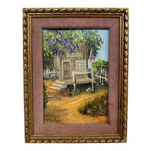 Dorothy Dunnigan Front Porch Painting, Framed