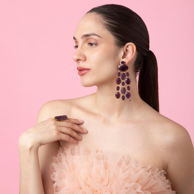 Marysol Statement Earrings– One of our most beloved designs, these bold chandelier-style earrings exude bohemian and...