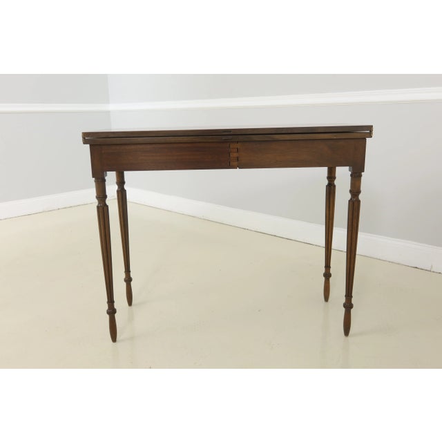 Kittinger Colonial Williamsburg Cw318 Mahogany Sheraton Games Table