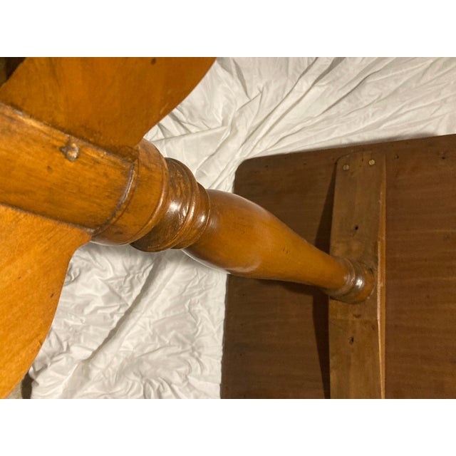 Brown American Federal Birch Candlestand, Circa 1800 For Sale - Image 8 of 12