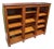 Antique Triple Oak Bookcase For Sale