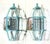 Exquisite Pair of Vintage Solid Brass Hexagonal Wall Lanterns For Sale - Image 17 of 17