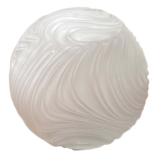 Mid-Century Modern Swiss Space Age Replacement Spare Glass by E.R. Nele for Temde, 1960s For Sale