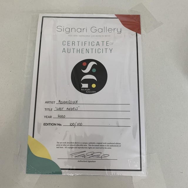 Roamcouch – “Lost Angels” (2020) Signed & Hand Numbered 100/100 Coa For Sale In Panama City, FL - Image 6 of 12