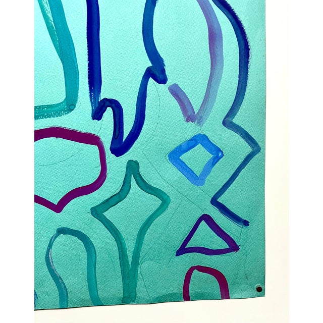 Jay Milder, Abstract Expressionist Landscape Jay Milder Rhino Horn Painting American Pop Art, 1990 For Sale In Miami - Image 6 of 7