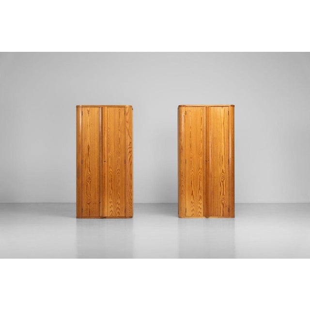 Brown Wardrobes by Jordi Vilanova i Bosch, Barcelona, Spain, 1970s, Set of 2 For Sale - Image 8 of 18