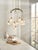 Jamie Young Reservoir Chandelier in Antique Brass For Sale In Los Angeles - Image 6 of 7