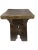 Spanish Brutalist Oak Stool For Sale - Image 4 of 11
