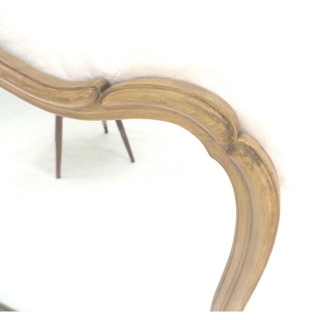 Figural Silver Style Mid Century Modern Wall Mirror Mint For Sale - Image 4 of 8