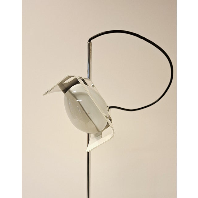 Silver Spider Floor Lamp by Joe Colombo for Oluce, 1967 For Sale - Image 8 of 11