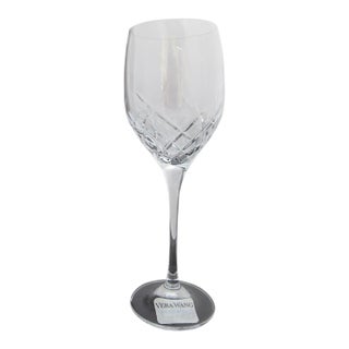 Vera Wang Wedgwood Duchesse Encore 9 1/2" Red Wine Glass Unused in Box For Sale