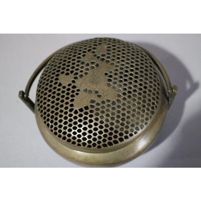 Chinese Antique Antique Brass Handwarmer For Sale - Image 3 of 5
