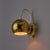 Brass 1970s Goffredo Reggiani 'Eyeball' Adjustable Perforated Metal Wall Lamps - a pair For Sale - Image 8 of 18