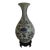 Antique Blue & White Vase With Gilt Highlights For Sale