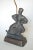 Black Hand Carved Wood Cossack Russian Dancer Table Lamp Signed Jascha Heifetz For Sale - Image 8 of 12