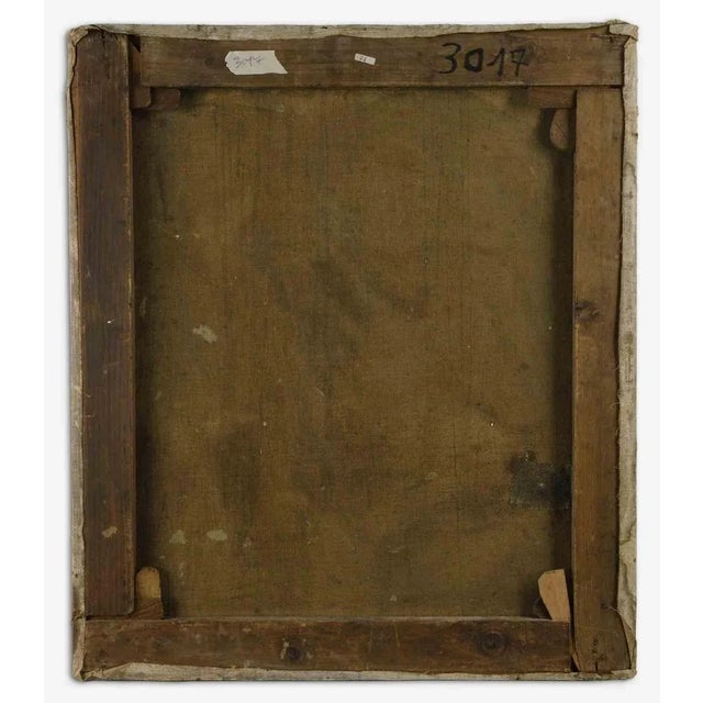 Woman is an orignal modern artwork realized by Antonio Feltrinelli in 1930s. Mixed colored oil painting on canvas. Not...