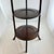 19th Century American Mahogany Three -Tier Side Table Muffin Stand, Makers Label For Sale - Image 9 of 12