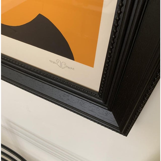 Paloma Picasso, Composition, 1975, Silkscreen, in Flawless conditions. Designed 1970 to 1979 This piece has an attribution...