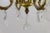 Metal Louis XV Style Bronze and Crystal Four-Light Chandelier For Sale - Image 7 of 18