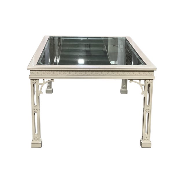 Palm Beach Chinese Chippendale/Pagoda Dining Set For Sale - Image 4 of 18