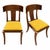Solid walnut chairs. Modern Klismos dining chairs with upholstered seats cushions. The Robsjohn Gibbings style Klismos...