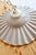 1990s Vintage Pleated Ceramic Pendant Light in Lilac and Taupe, 1990s For Sale - Image 5 of 8