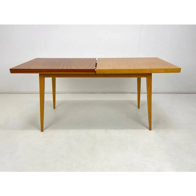 Vintage Coffee Table in Gloss Finish, Czechoslovakia, 1960s For Sale - Image 6 of 7