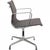 Charles Eames EA-108 office chair upholstered in grey hopsak fabric and with chrome armrests and base. The chair is from...