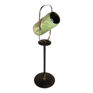 1940s Westinghouse Select-O-Ray Patinaed Mint Green Paint Stage Light/Floor Lamp